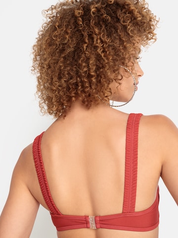 LSCN by LASCANA Balconette Bikini top 'Gina' in Red: back