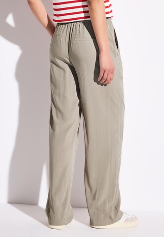 STREET ONE Wide Leg Hose in Grau