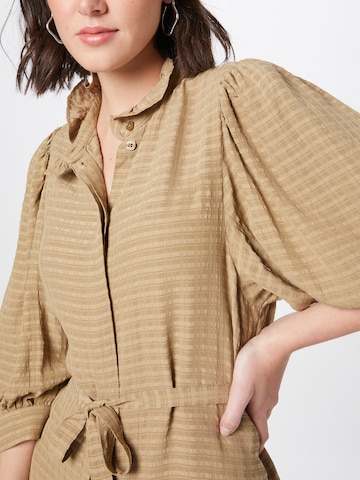 Samsøe Samsøe Shirt dress 'MEJSI' in Beige