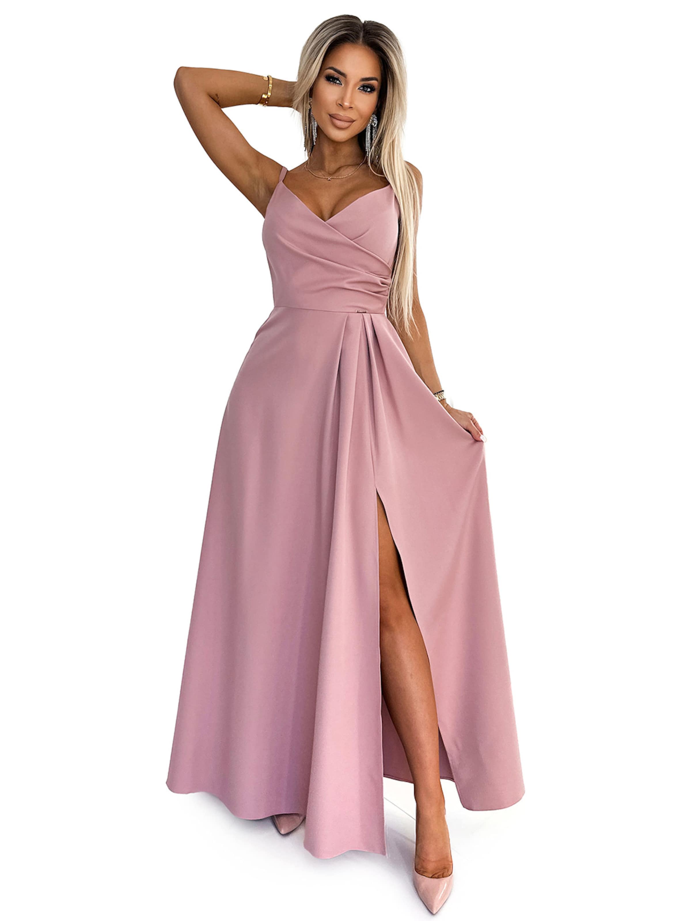 Numoco Abendkleid 'Maxikleid Chiara' in rosé, Produktansicht