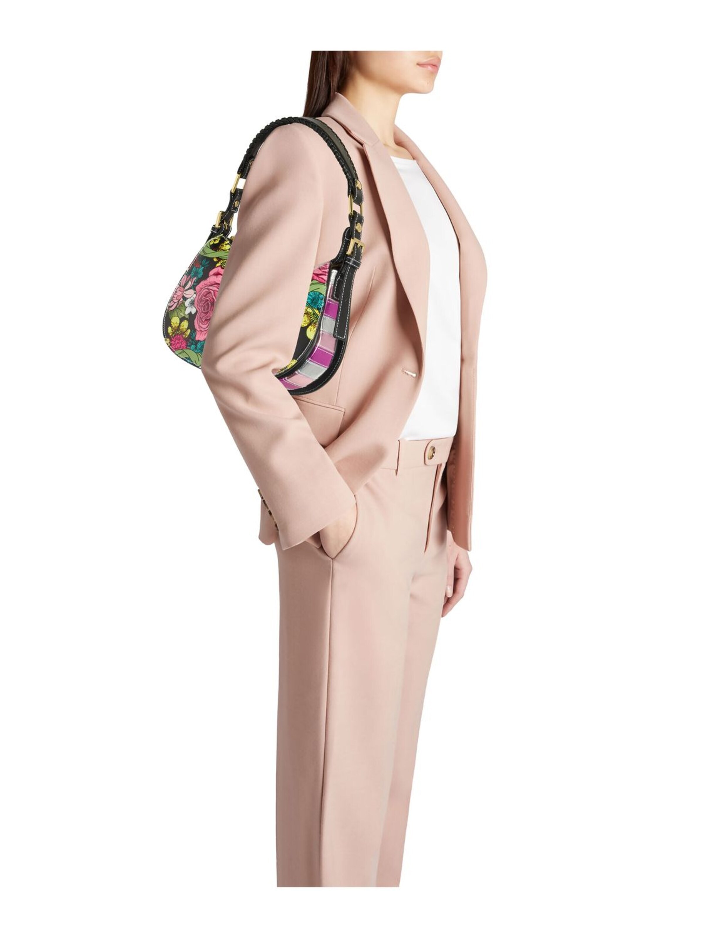 Braccialini - Bolso de hombro 'Ginevra Floreale' en Mezcla de colores