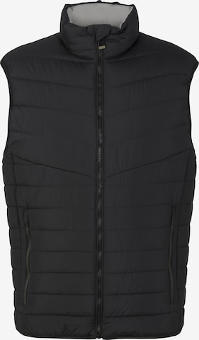 TOM TAILOR Vest in Black: front