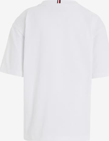 TOMMY HILFIGER T-shirt 'ESSENTIAL' i vit