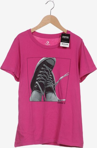 CONVERSE T-Shirt L in Pink: predná strana