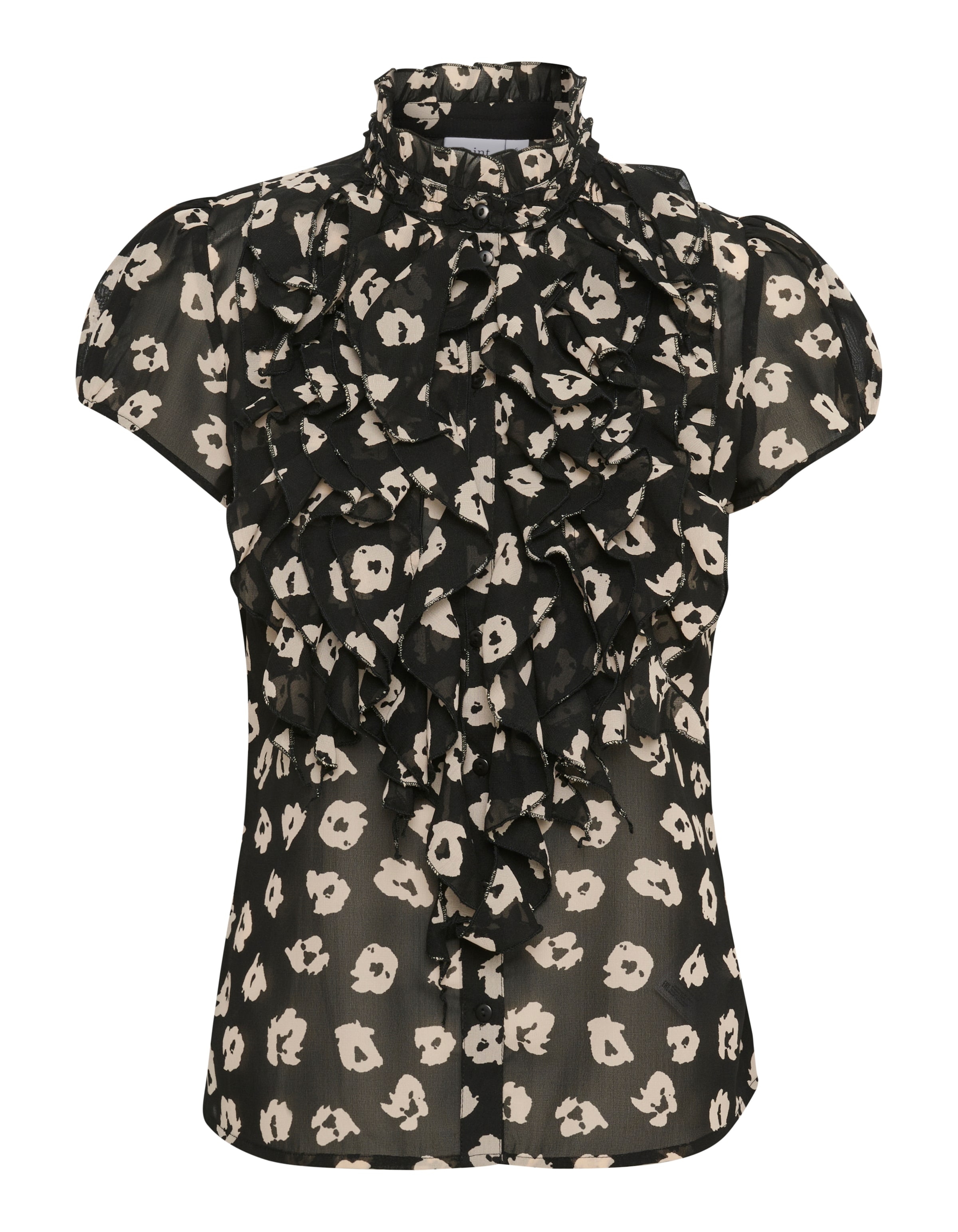 SAINT TROPEZ Blouse in Black: front