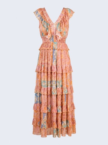 Miss June Dress 'Estefania' in Orange: front