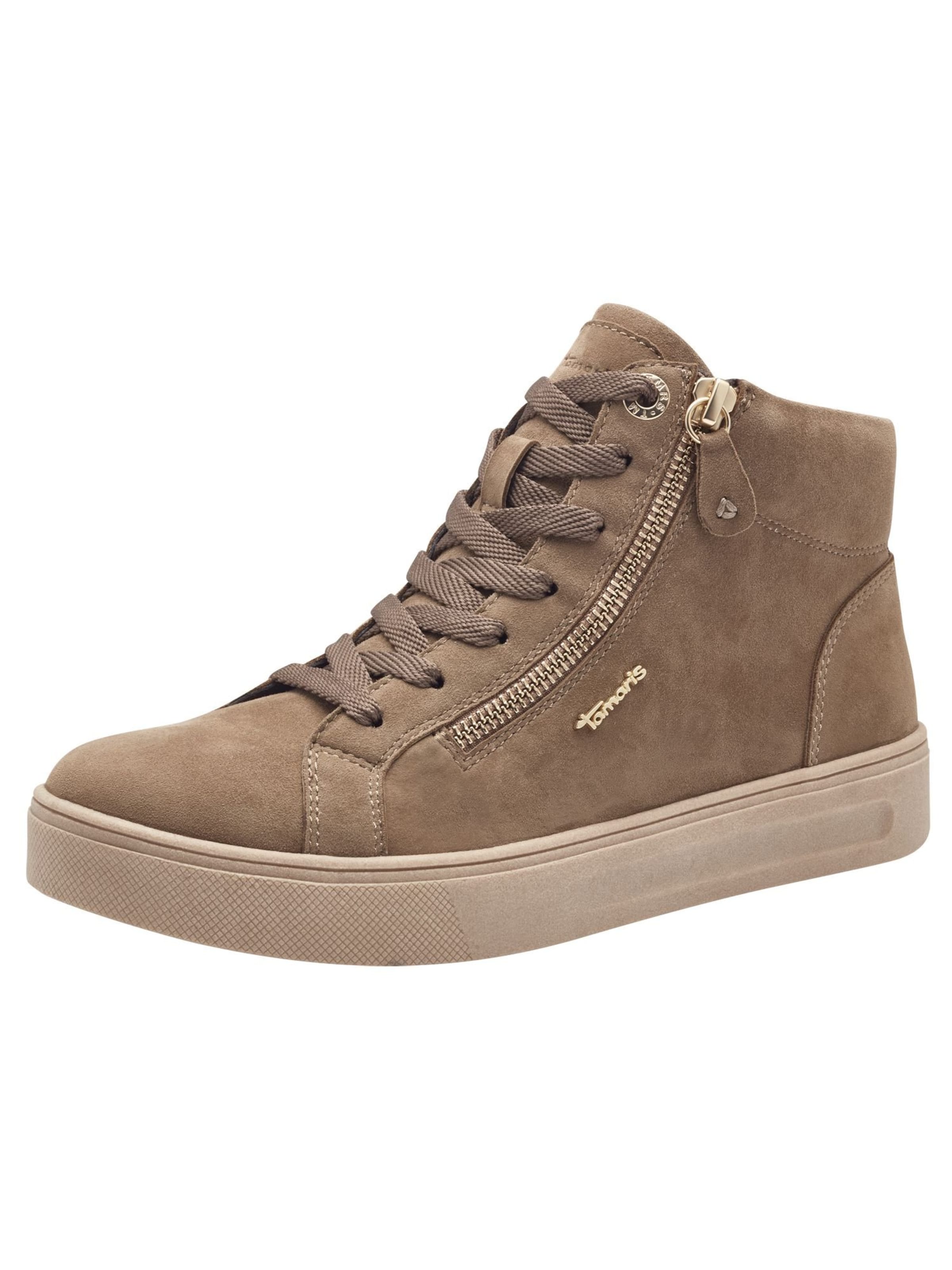 Tamaris Sneaker high in chamois / gold, Produktansicht