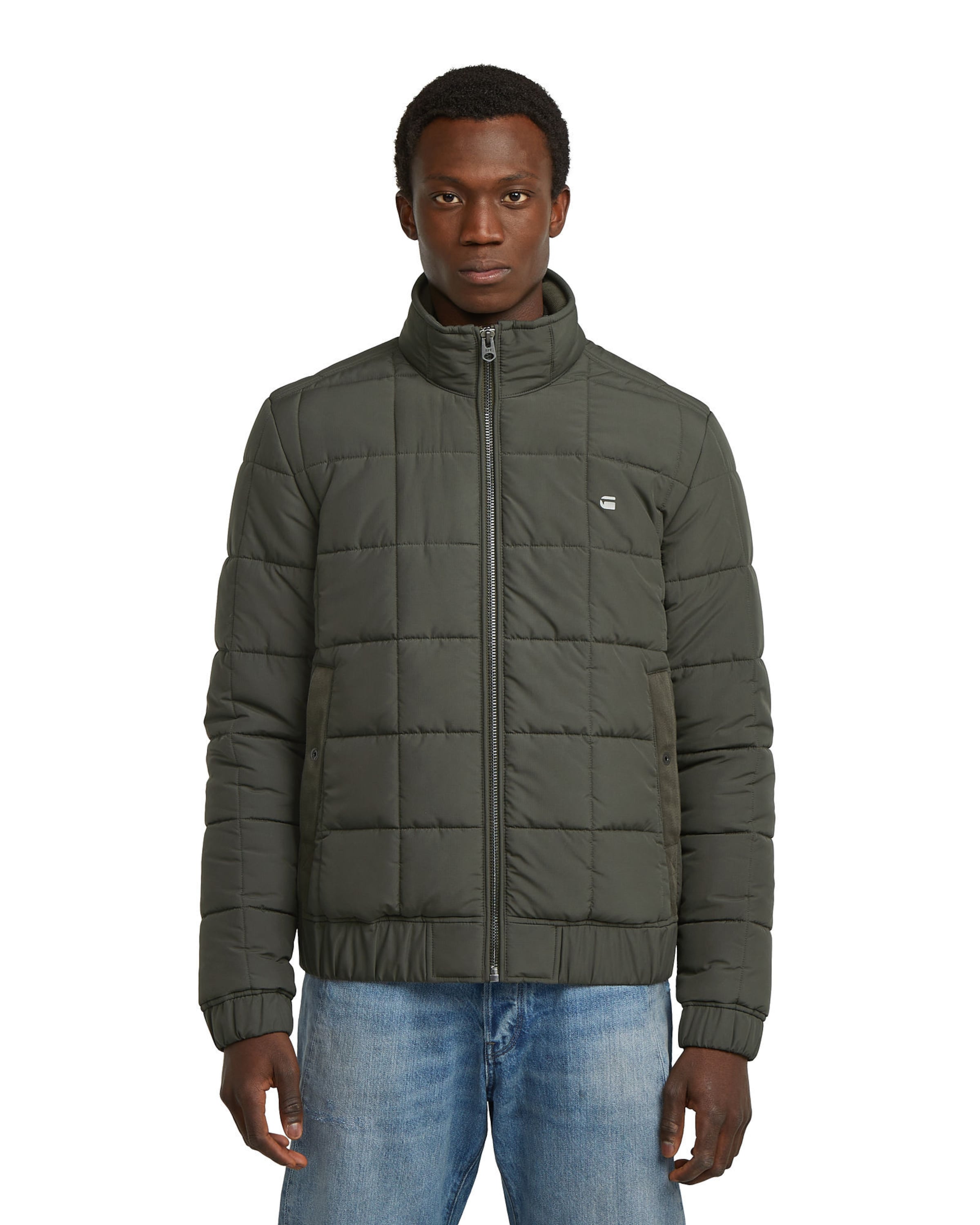 Giacca invernale 'Meefic Quilted' di G-STAR in grigio: frontale