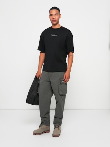 ALPHA INDUSTRIES Loosefit Παντελόνι cargo σε γκρι