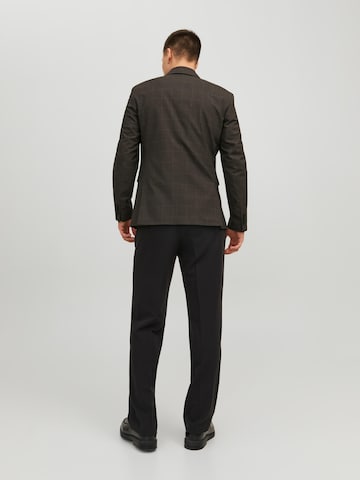 JACK & JONES Slim fit Suit Jacket 'Solaris' in Brown