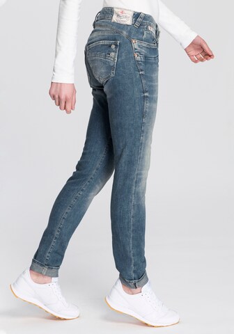 Coupe slim Jean 'PIPER' Herrlicher en bleu