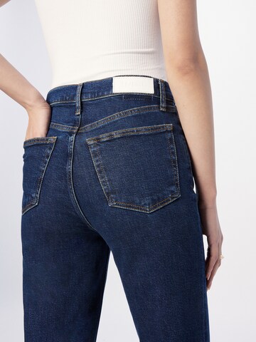 RE/DONE regular Jeans '70S STOVE PIPE' i blå