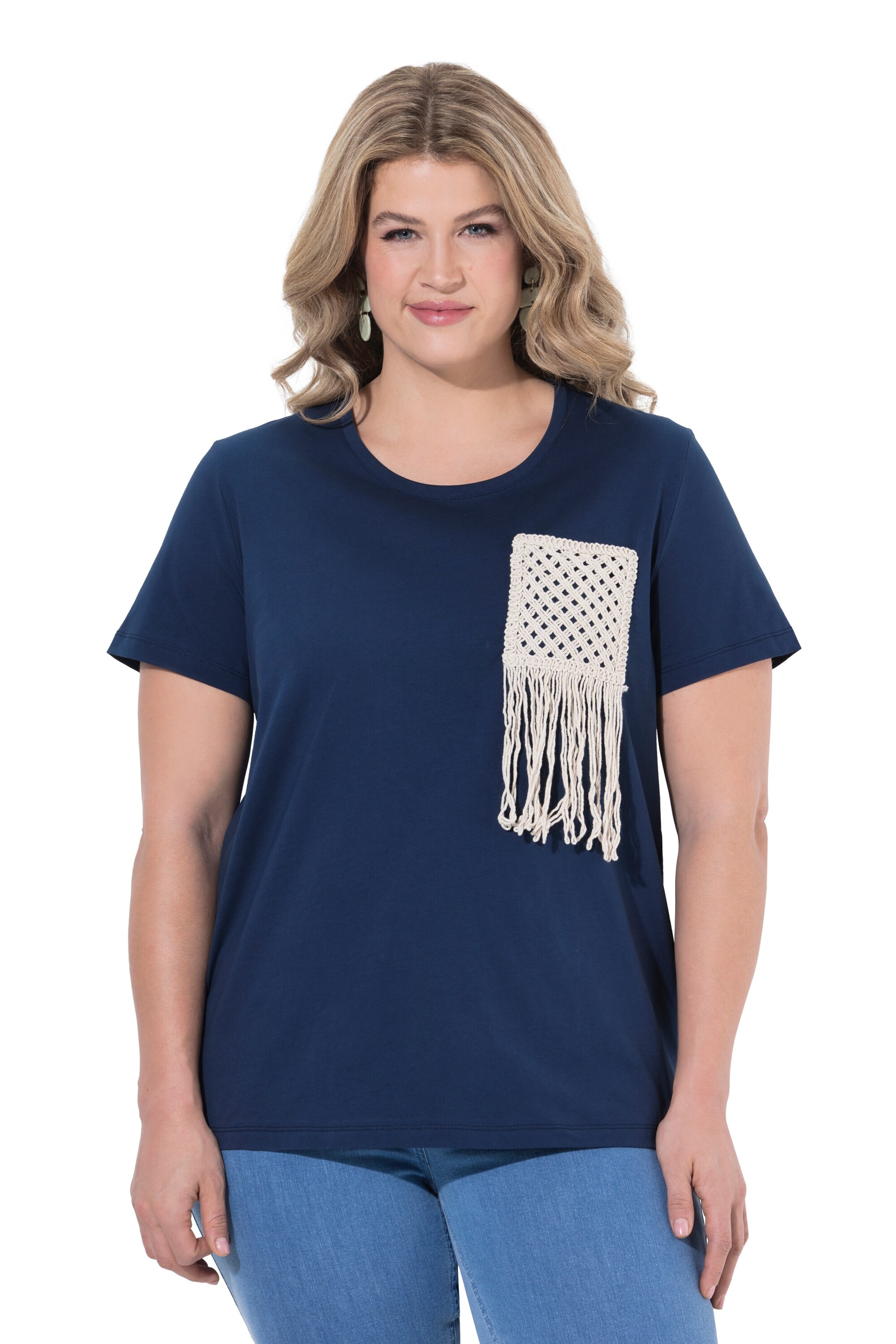 Ulla Popken Shirt in Blau: Vorderseite