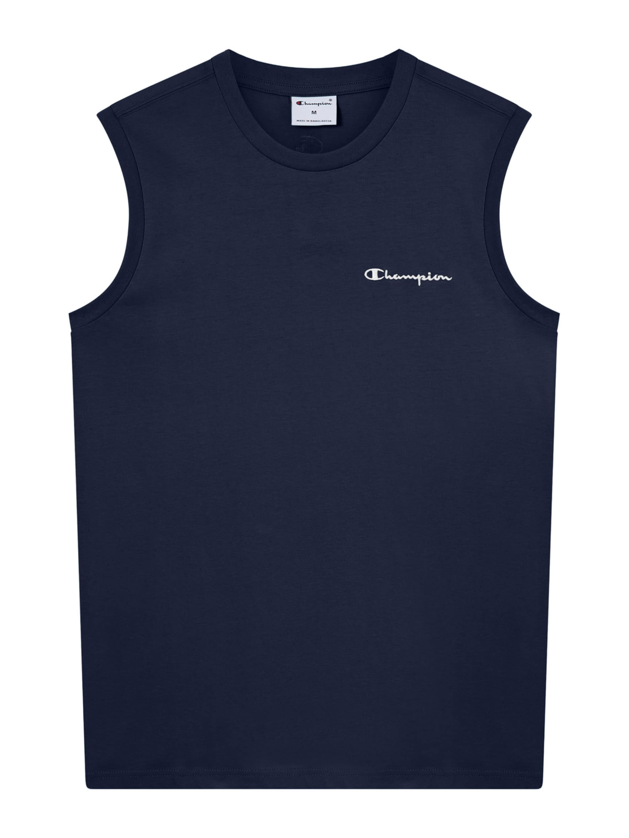 Maglietta di Champion Authentic Athletic Apparel in blu: frontale