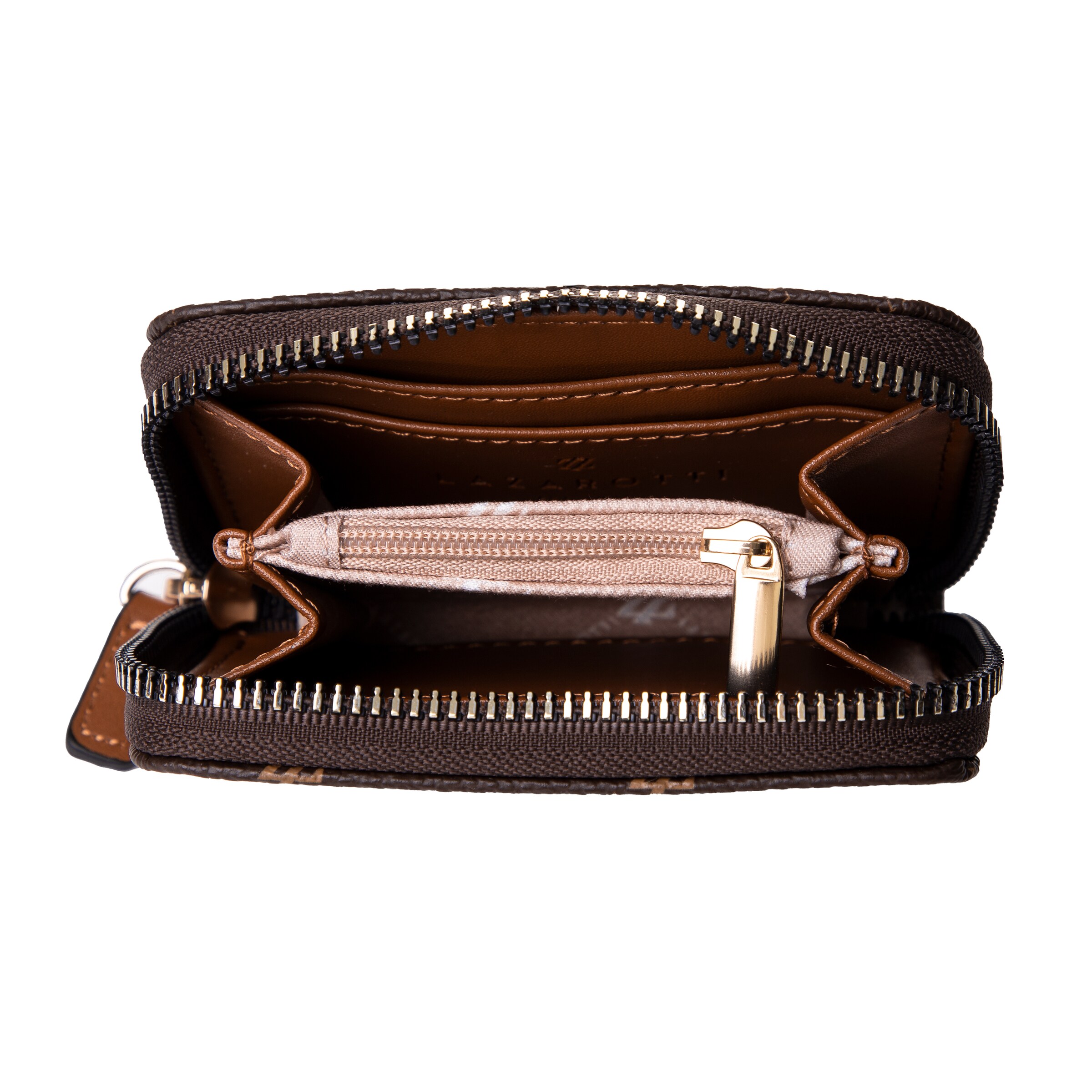 Portamonete 'Palermo' di Lazarotti in marrone