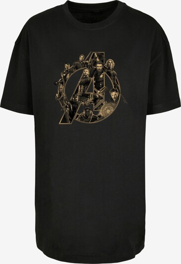 F4NT4STIC T-Shirt 'Marvel Avengers Infinity War Marvel' in hellbeige / schwarz, Produktansicht