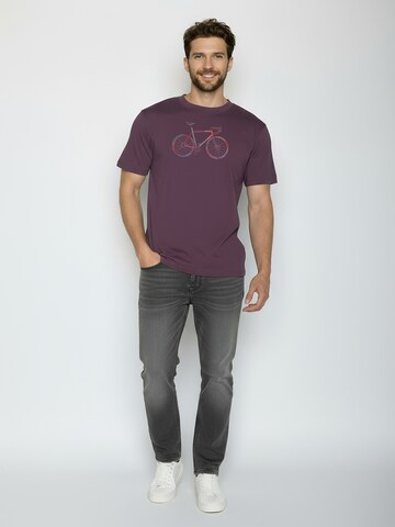 GREENBOMB Shirt ' Fusion Colors ' in Rood