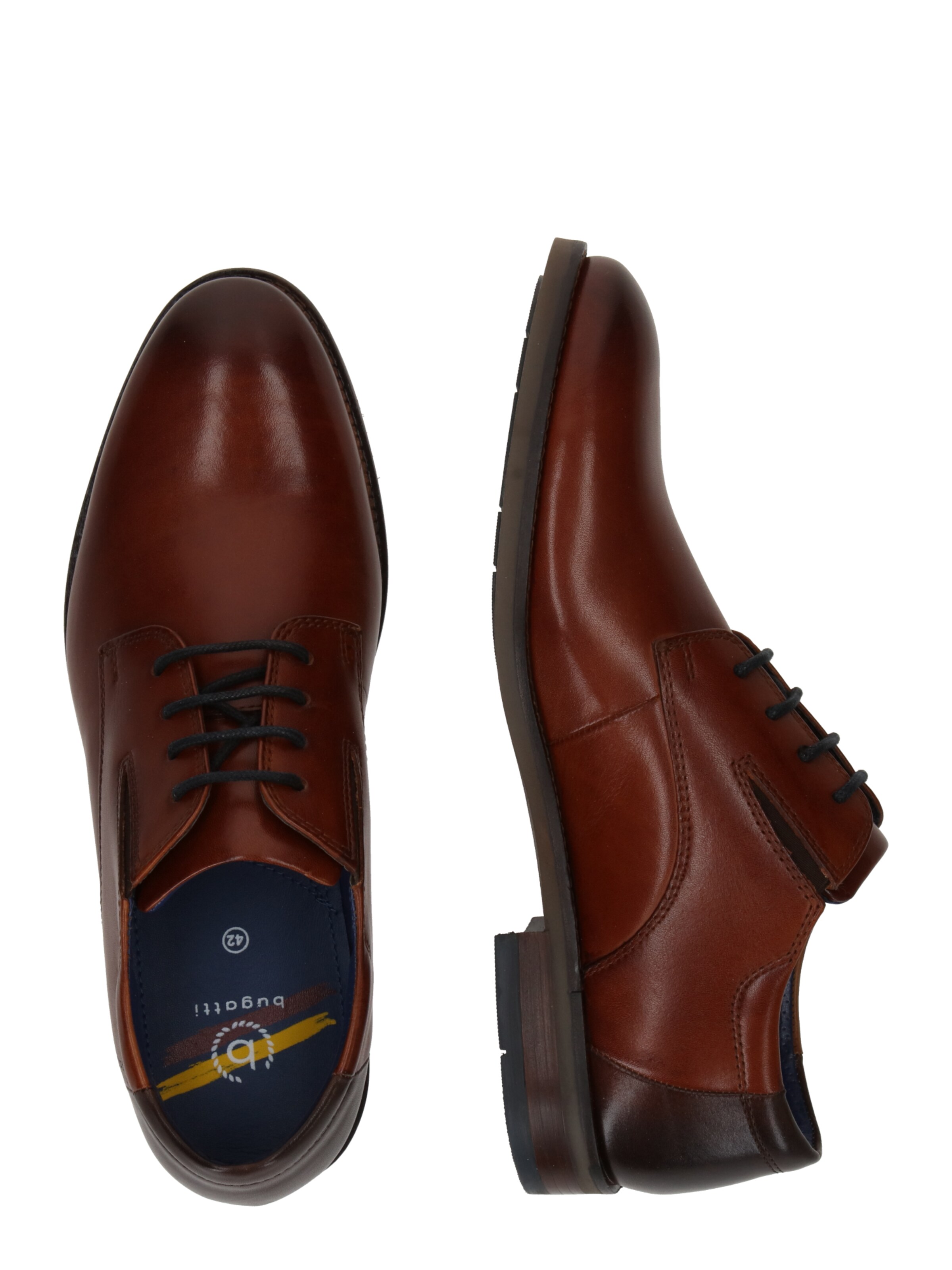 Chaussure à lacets bugatti en marron