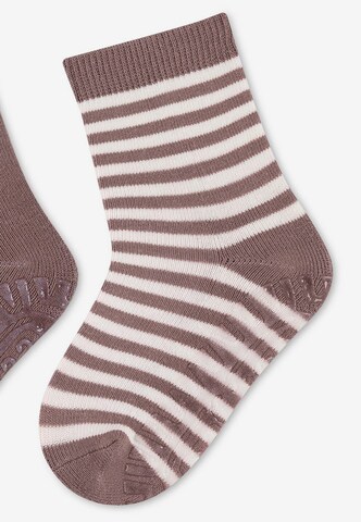 STERNTALER Socks 'Emmi' in Brown