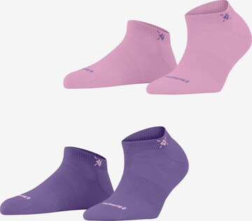 BURLINGTON Ankle Socks 'Everyday 2-Pack' in Purple: front