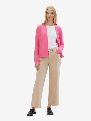 TOM TAILOR Knit cardigan in Pink