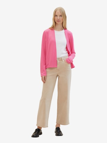 TOM TAILOR Strickjacke in Pink