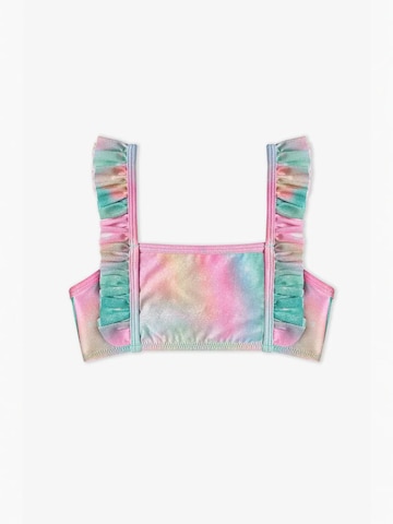 Penti Bandeau Bikini 'PENTI Mädchen Magic Mist Bandeau Bikini-Set mit zartem Blumenmuster' in Gemengde kleuren