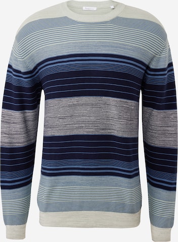 KnowledgeCotton Apparel Pullover in Blau: predná strana