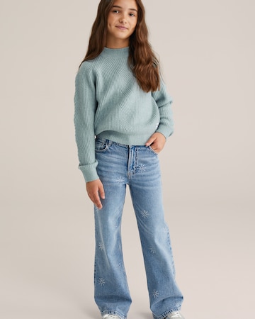 WE Fashion Sweter w kolorze niebieski