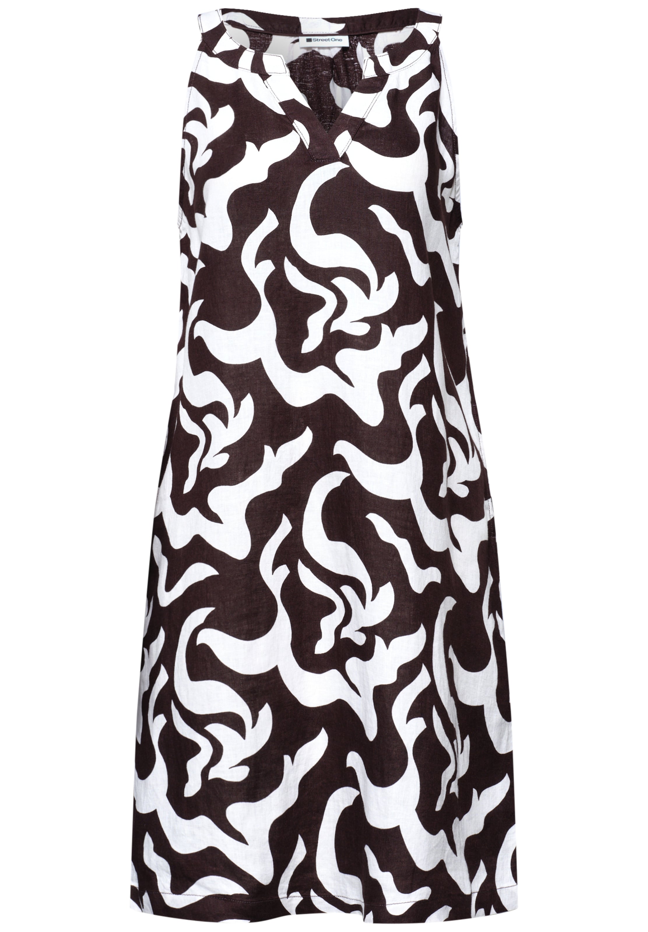 STREET ONE Kleid in Braun: Vorderseite