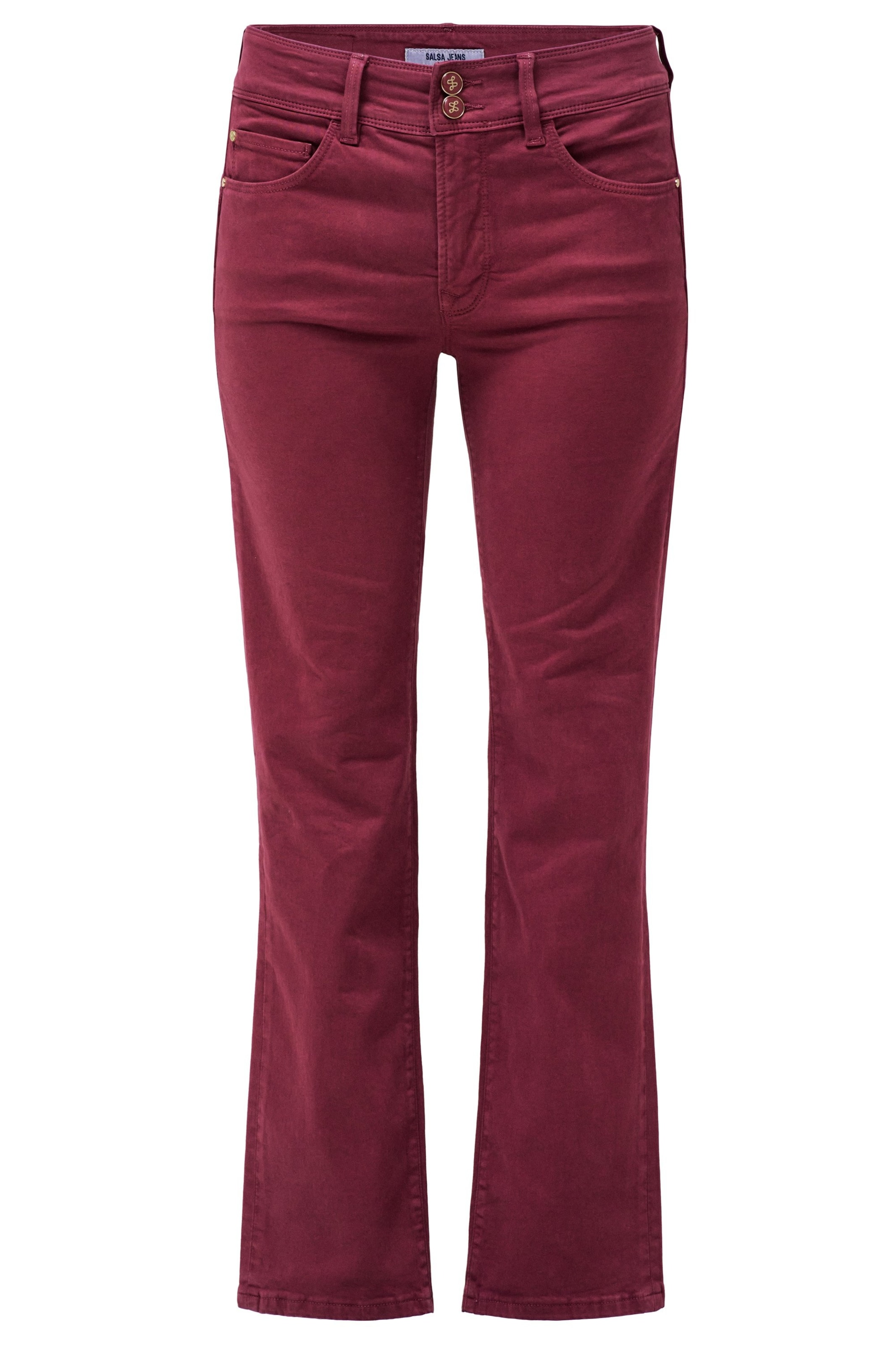 Salsa Jeans Skinny Jeans in Rood: voorkant