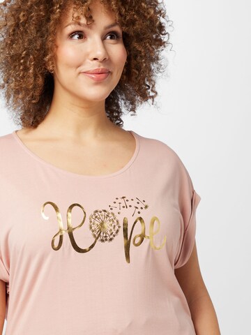 ABOUT YOU Curvy - Camiseta 'Liddy' en rosa