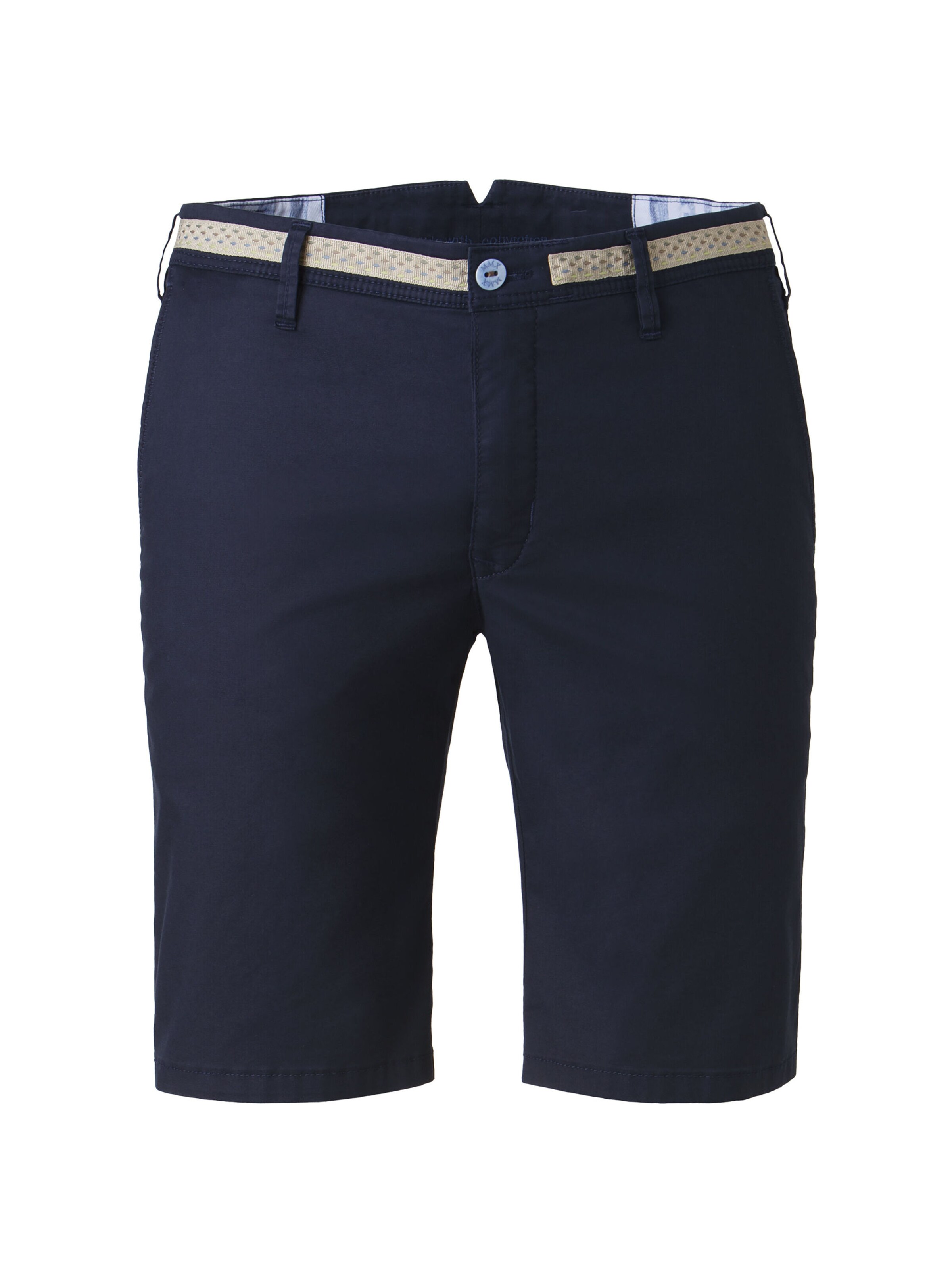 MMX Germany Shorts PIMA in Blau: Vorderseite