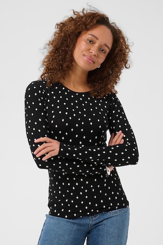 T-shirt 'KABella' Kaffe en noir : devant
