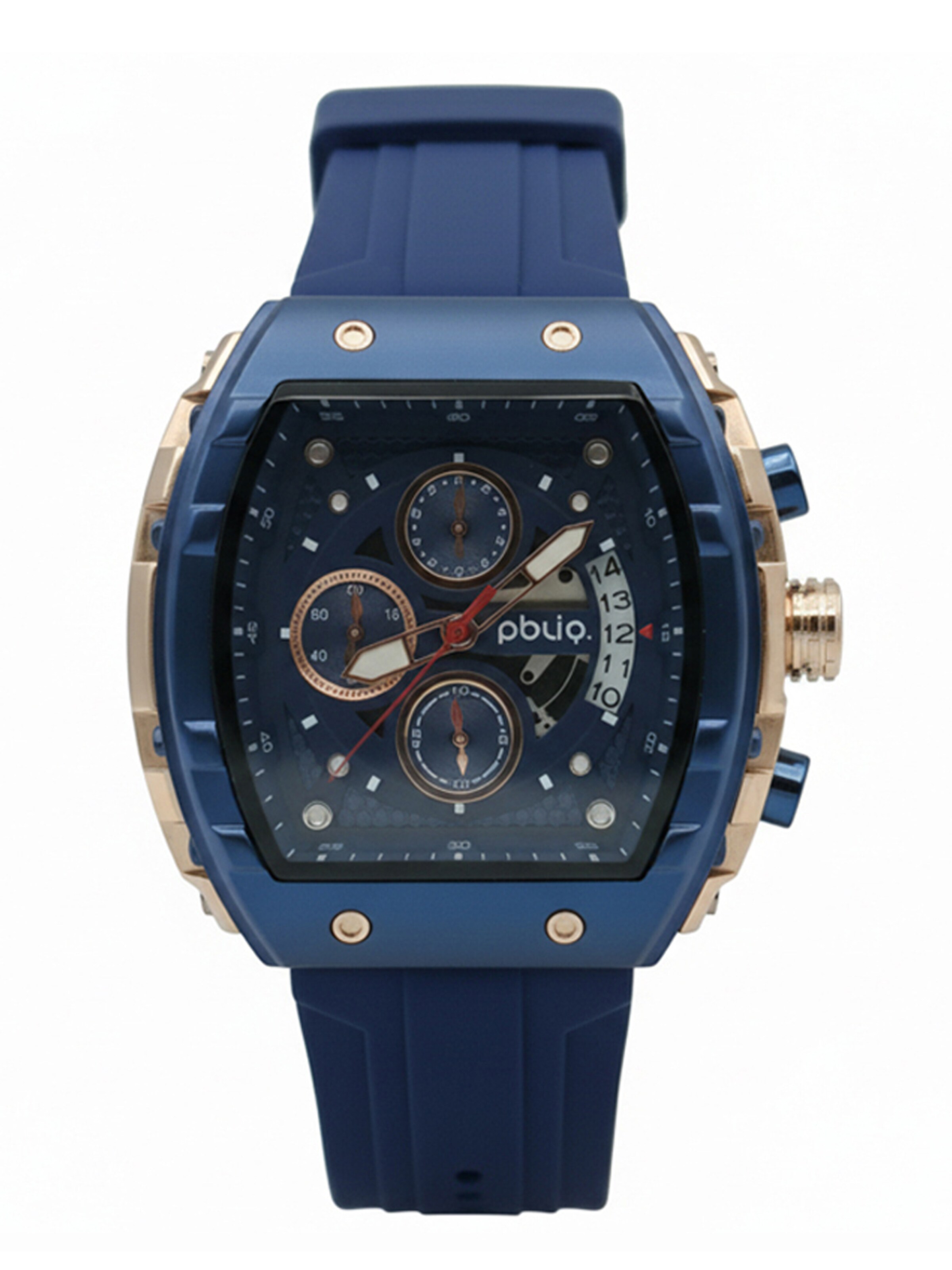 PBLIQ Analog watch in Blue: front