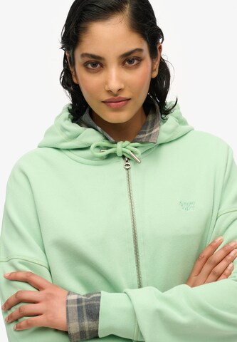 Superdry Sweat jacket 'Studios' in Green
