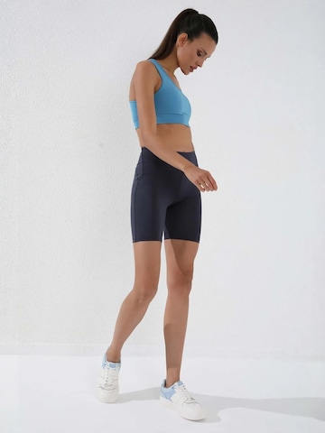 Tommy Life - Tapered Leggings 'Gamaschen' em azul