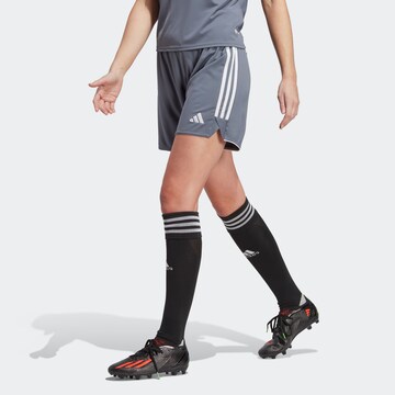 ADIDAS PERFORMANCE Regular Sportshorts 'Tiro 23 League' in Grau: predná strana