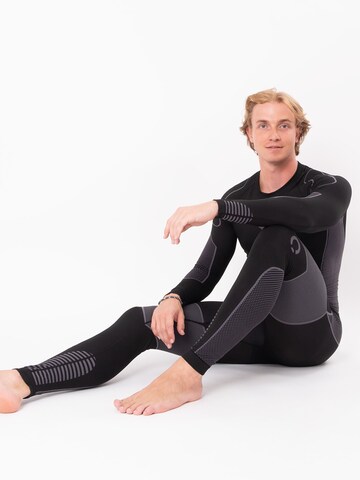 Occulto Slimfit Funktionswäsche 'James' in Schwarz
