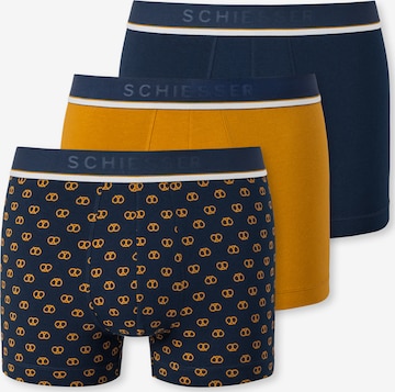 SCHIESSER Boxershorts ' 95/5 ' in Blauw: voorkant