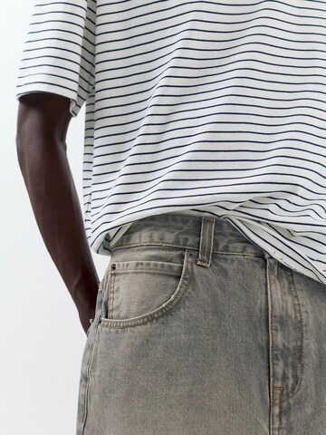 Pull&Bear Luźne Jeansy w kolorze szary