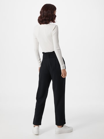 JDY Tapered Pleat-Front Pants 'Xander' in Black