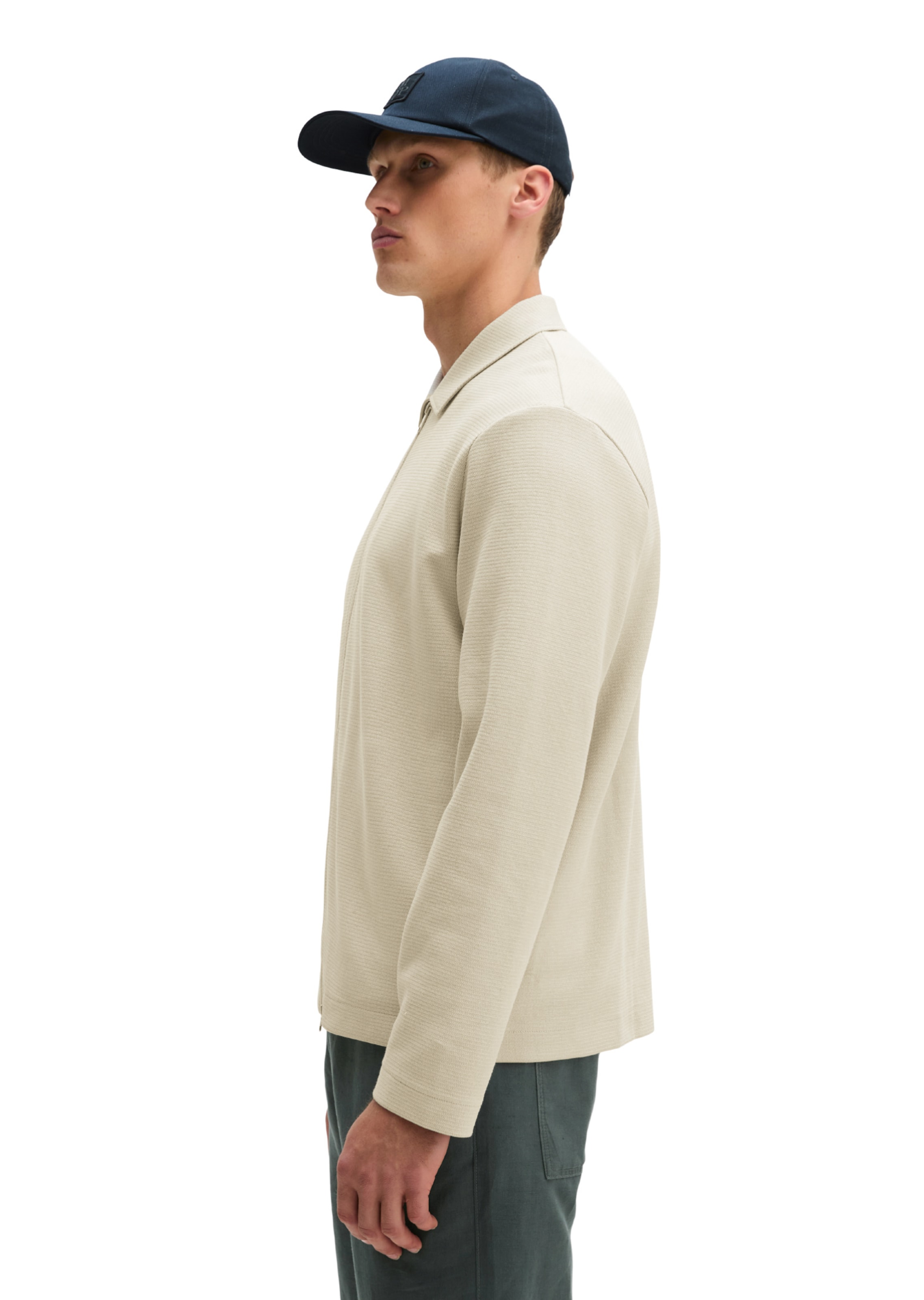Marc O'Polo Sweatjacke in Beige