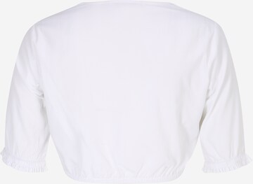 ALMSACH Блуза в традиционен стил в бяло