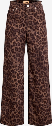 JJXX - Pierna ancha Pantalón 'JXZOE' en marrón: frente