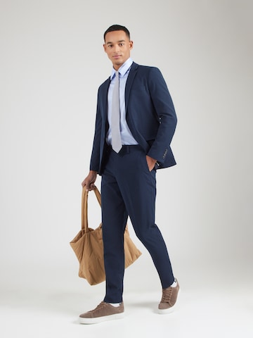 Coupe slim Costume 'SLHNEIL' SELECTED en bleu