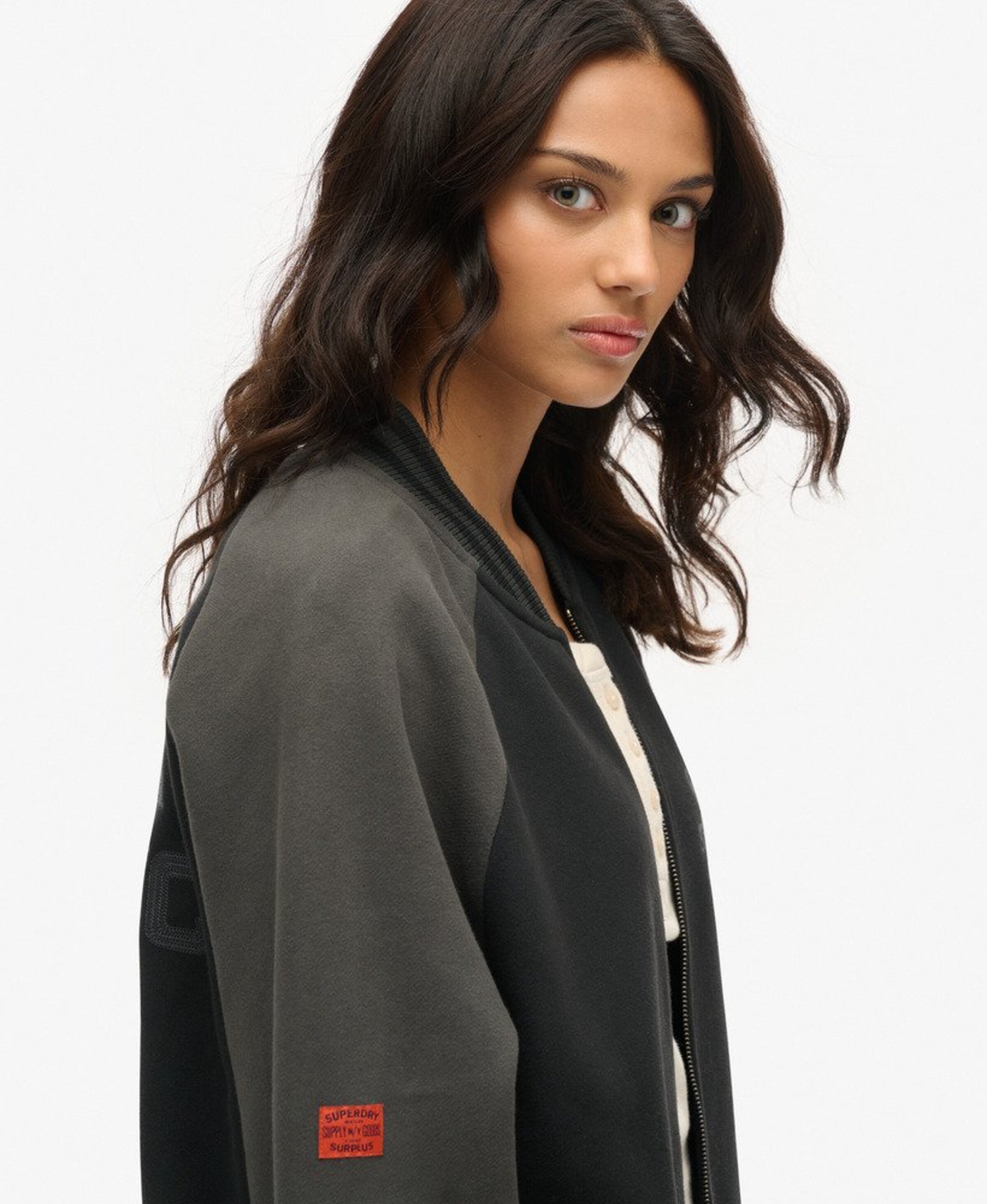 Veste mi-saison Superdry & Co en vert