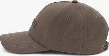 Casquette Boggi Milano en marron : devant
