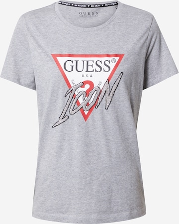 Tricou de la GUESS pe gri: față