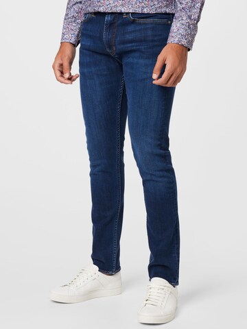 Coupe slim Jean 'JOHN' Kings Of Indigo en bleu : devant